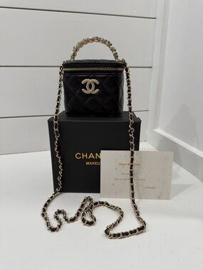 Brand New Chanel Makeup  beauty Mini Vanity VIP Bag